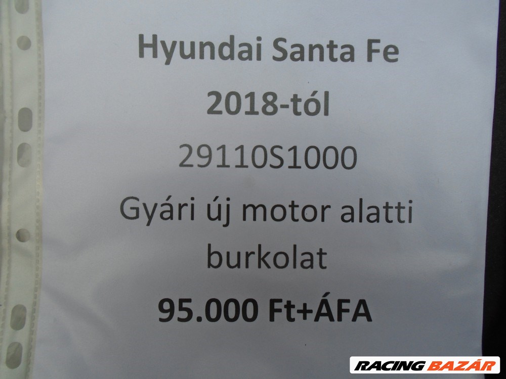 [GYÁRI ÚJ] Hyundai Santa Fe - Motor alsó burkolat - (2018-tól)  3. kép